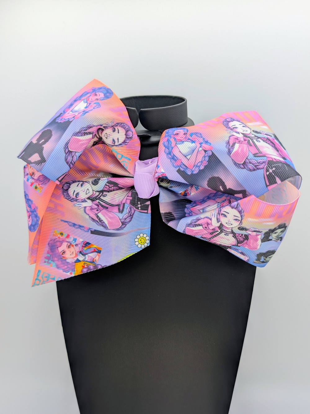 X Large Kpop Demon Hunters Huntrix Hairbow